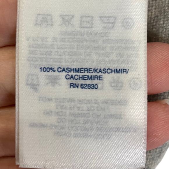 LANDS’ END Classic CASHMERE Women's crew neck sweater Size XS Extra Small - Picture 11 of 12